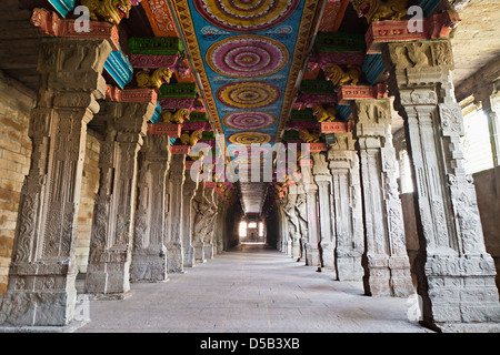 Innerhalb des Meenakshi hindu-Tempel in Madurai, Tamil Nadu, Südindien Stockfoto