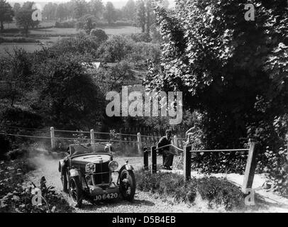 MG J2 Midget 1933. West Hants Ibberton Bergrennen. Stockfoto
