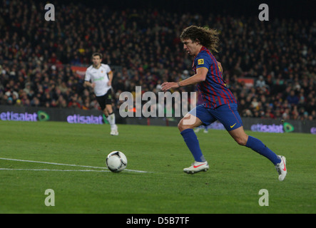 Barcelona, Spanien Carles Puyol, der Kapitän des FC Barcelona-FC Barcelona Stockfoto