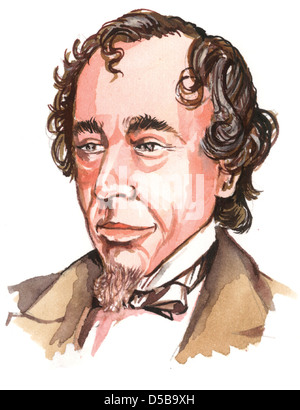Benjamin Disraeli Stockfoto