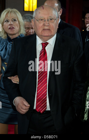 Michail Gorbatschow am Unesco Benefiz-Gala im Hotel Maritim Düsseldorf, Deutschland. -19.11.2011 Stockfoto