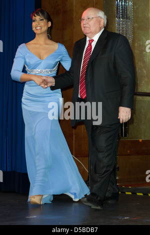 Michail Gorbatschow am Unesco Benefiz-Gala im Hotel Maritim Düsseldorf, Deutschland. -19.11.2011 Stockfoto