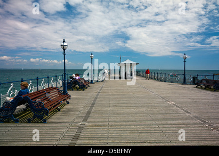 Die restaurierten viktorianischen Pier in Swanage in Dorset England UK Stockfoto