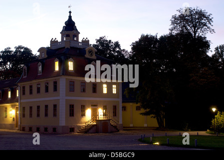 Weimar, Deutschland, die Kavaliershaeuser in das Schloss Belvedere im Herbst Stockfoto