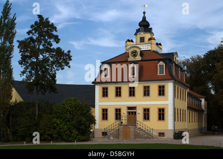 Weimar, Deutschland, die Kavaliershaeuser in das Schloss Belvedere im Herbst Stockfoto