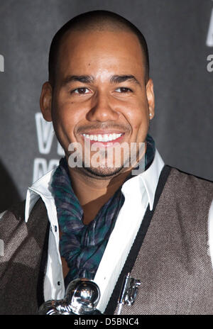 Musiker-Romeo besucht im Presseraum der 2010 MTV Video Music Awards im Nokia Theatre in Los Angeles, USA, 12. September 2010. Foto: Hubert Boesl Stockfoto