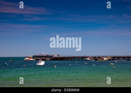 Die restaurierten viktorianischen Pier in Swanage in Dorset England UK Stockfoto