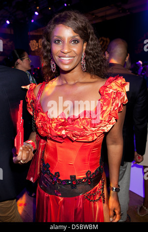 Liz Baffoe auf Bunte New Faces Award Fashion. Düsseldorf - 25.07.2011. Stockfoto