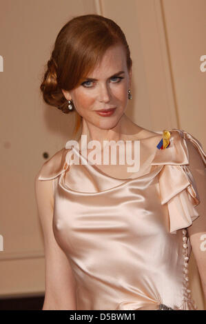 Australische Schauspielerin Nicole Kidman posiert im Presseraum auf der 67. Golden Globe Awards in Los Angeles, USA, 17. Januar 2010. Die Globen ehren Spitzenleistungen in Kino und Fernsehen. Foto: Hubert Boesl Stockfoto