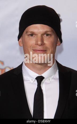 US-Schauspieler Michael C. Hall stellt im Presseraum auf der 67. Golden Globe Awards in Los Angeles, Kalifornien, USA, 17. Januar 2010. Die Golden Globes Ehre Exzellenz in Kino und Fernsehen. Michael C. Hall ist der Genesung von Krebs. Foto: Hubert Boesl Stockfoto