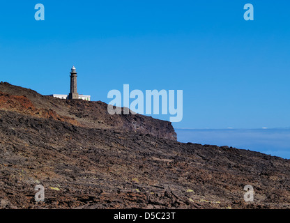Leuchtturm Faro de Orchilla, Hierro, Kanarische Inseln Stockfoto