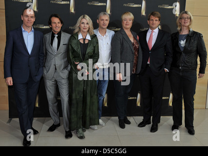 Jury-Mitglieder Christoph Keese, Hans-Werner Meyer, Else Buschheuer, Dieter Anchlag, Christiane Ruff, Leopold Hoesch und Klaudia Stockfoto