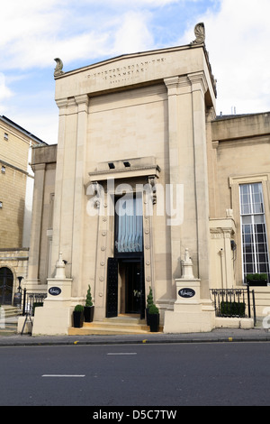 Malmaison Glasgow, Eingang zum Hotel in der George Street im Stadtzentrum, Schottland, Großbritannien Stockfoto