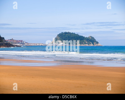 Monte San Antón in Guetaria, Baskisches Land, Spanien. Stockfoto