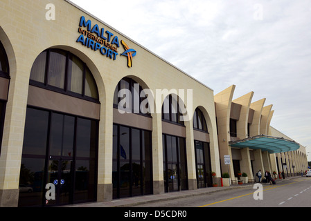 Flughafen Malta Luqa, Malta. Stockfoto