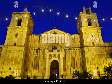 St. Johns Co-Kathedrale Valletta, Malta Stockfoto