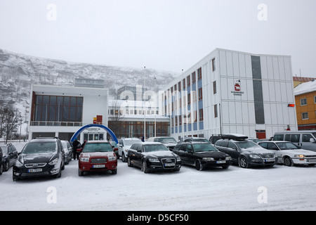 Hammerfest Radhus Kommune Büros lokale Regierungsrat Finnmark-Norwegen-Europa Stockfoto