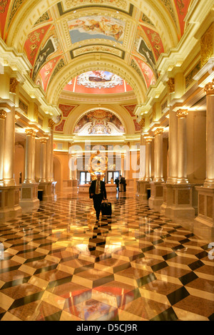 Innerhalb der venezianischen Luxus Hotel und Casino Resorts in Macau Stockfoto