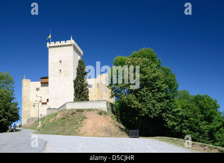 Mittelalterliche Burg von Phoebus in Mauvezin Stockfoto