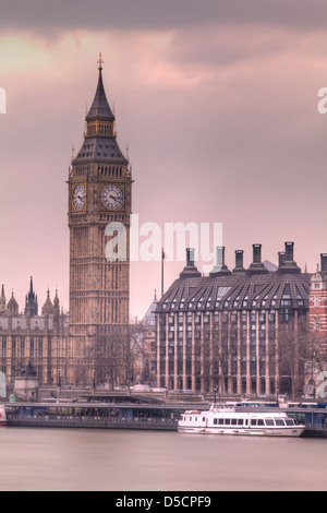 Die Elizabeth-Turm, besser bekannt als Big Ben, London, England Stockfoto