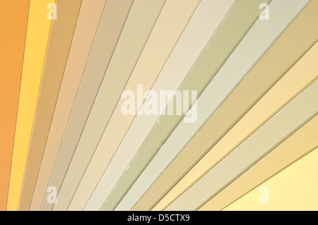 Farbhilfe palette Stockfoto