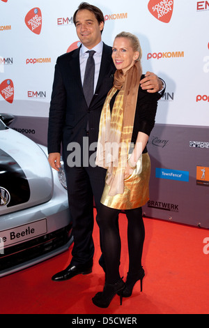 Tamara von Nayhauss und ihr Ehemann an European Music and Media Night im E-Werk. Berlin, Deutschland. 09.09.2011. Stockfoto