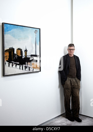 Berlin, Deutschland, der Maler Rainer Fetting im portrait Stockfoto