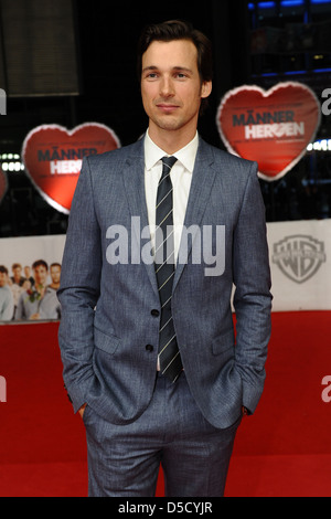 Florian David Fitz bei der Premiere von "Maennerherzen Und Die Ganz Ganz Grosse Liebe" im Kino CineStar Sony Center Stockfoto