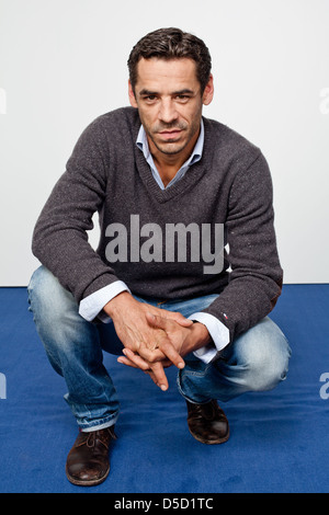 Tobias Oertel bei einem Fototermin für den Film "Es ist ch Nicht Vorbei' auf Das Lichtwerk. Hamburg, Deutschland Stockfoto