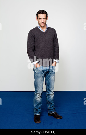 Tobias Oertel bei einem Fototermin für den Film "Es ist Noch Nicht Vorbei" an Das Lichtwerk. Hamburg, Deutschland - 16.09.2011 Stockfoto