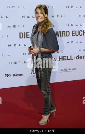 Tanja Wenzel bei der Premiere von "Hölle" bei Ki in der Kulturbrauerei-Kino. Berlin, Germany5.0 Stockfoto