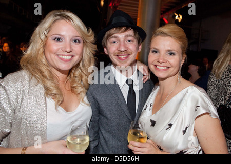 Carolin, vergeben Ti Mewes, Annette Frier, bei Deutscher Comedypreis im Coloneum. Köln, Deutschland Stockfoto