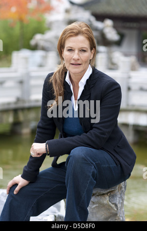 Suzanne von Borsody bei einem Fototermin ARD TV-Film "Der Chinese" Lue Boland Restaurant im Teehaus Yu Yuang. Hamburg, Stockfoto