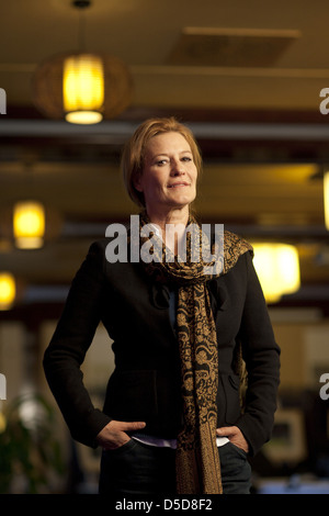 Suzanne von Borsody bei einem Fototermin für ARD-Fernsehfilm "Der Chinese" Lue Boland Restaurant im Teehaus Yu Yuang. Hamburg, Stockfoto