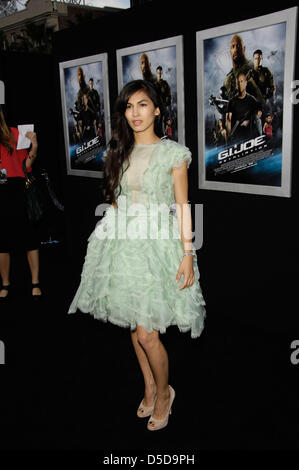 Hollywood, USA. 28. März 2013. Elodie Yung während der Premiere des neuen Films von Paramount Bilder G.I. JOE: Vergeltung, im Grauman Chinese Theatre, am 28. März 2013, in Los Angeles statt. (Bild Kredit: Kredit: Michael Germana/Globe Photos/ZUMAPRESS.com/Alamy Live-Nachrichten) Stockfoto