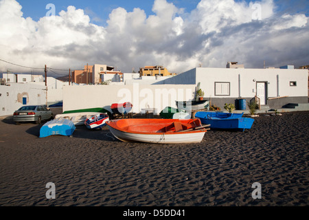 Ajuy, Spanien, die Küsten Stadt von Ajuy auf der Kanarischen Insel Fuerteventura Stockfoto