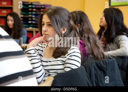 Duisburg, Deutschland, alevitischen Religionsunterricht an der Gesamtschule Lise Meitner Stockfoto