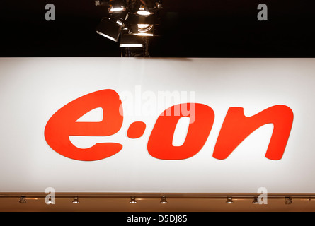 Essen, Deutschland, das Firmenlogo von E.ON SE bei E-World Energy & Wasser show Stockfoto