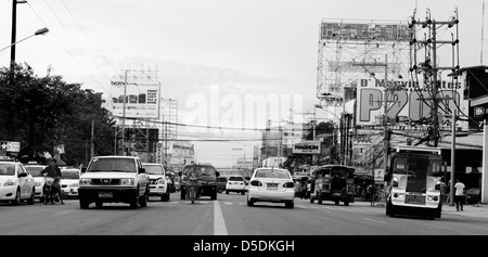 Verkehr auf Cagayan de Oro, Philippinen Stockfoto
