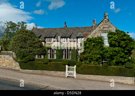 Das Alte Gymnasium im Dorf Coxwold, jetzt ein eigenes Wohneigentum; Yorkshire, England, Großbritannien Stockfoto