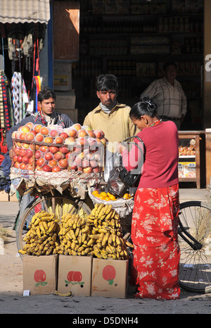 Straßenszene Banepa Nepal Asien Stockfoto