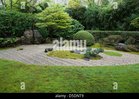 Makoto Hagiwara entwickelt der japanischen Teegarten im Golden Gate Park, wo er es als Live Gärtner gepflegt. Stockfoto