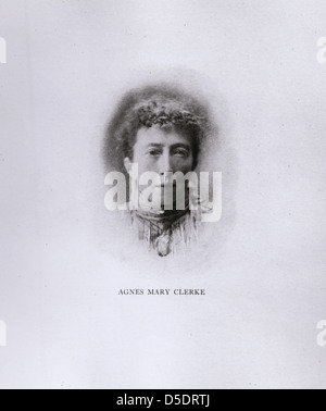 Porträt des Agnes Mary Clerke (1842-1907), Astronom Stockfoto