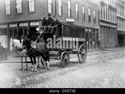 Verordnung Mail Wagon Stockfoto