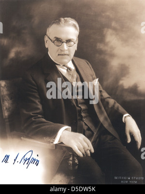 Porträt von Michael Idvorsky Pupin (1858-1935), Physiker Stockfoto