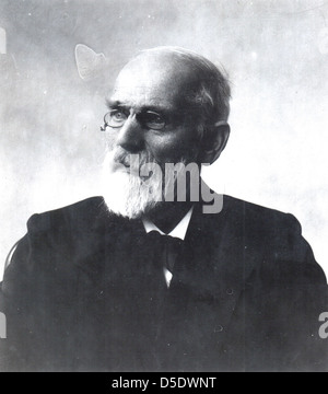 Porträt von Johannes Diderik van der Waals (1837 – 1923), Physiker Stockfoto