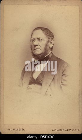 Porträt von Wilhelm Friedrich Eisenlohr (1799-1872), Physiker Stockfoto