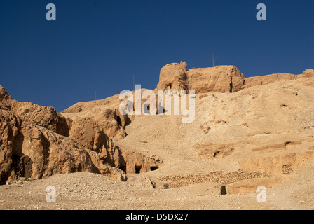 das Tal der Adligen Luxor Ägypten Stockfoto