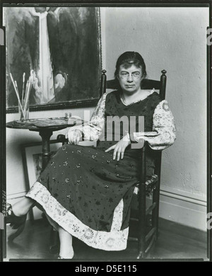 Marguerite Zorach, US-amerikanischer Maler und Grafiker, 1887-1968, in ihrem Atelier Stockfoto