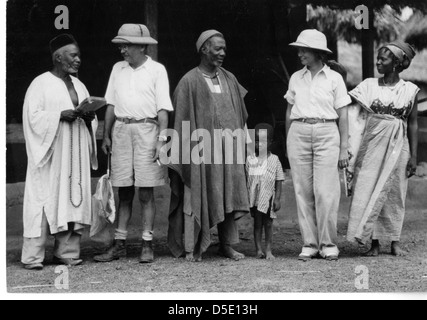 William M. Mann (1886-1960) und Lucile Steinbruch Mann (1897 – 1986) Stockfoto